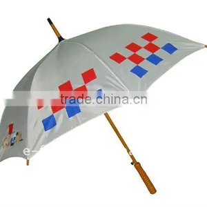 Wooden Straight Golf Umbrella thumbnail-1