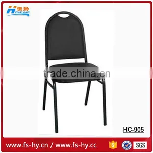 HC-905 USA Wholesale Stackable Black PU Hotel Banquet Chairs for Sale Used Quality Choice thumbnail-1