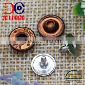 Nipple Down Brass Rivet Button With Design for Jean Denim Jacket thumbnail-3