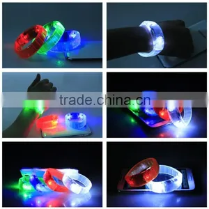 Party Supply LED Sound and Music Activated Bracelet Party Supplies thumbnail-2
