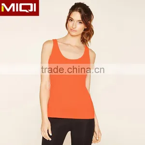 Latest Design Comfortable Loose Fitness Crop Tops Girs Custom Sleeveless Top With Sexy V-Back thumbnail-2