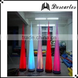 2016 Factory Selling Decorative Wedding Cone/lighted Inflatable Pillars for Sale thumbnail-1