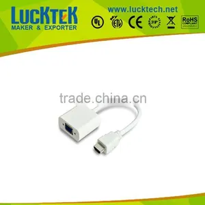 1.4V HDMI A MALE TO VGA FEMALE ADAPTER WITH CHIPSET thumbnail-1
