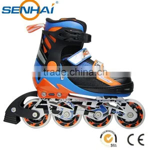 Foshan Action/Senhai Brand Skate Roller Shoes PW-132B-35 Big Wheels 90mm 100mm Roller Skate Shoes For Adult Inline Skate Shoes thumbnail-1