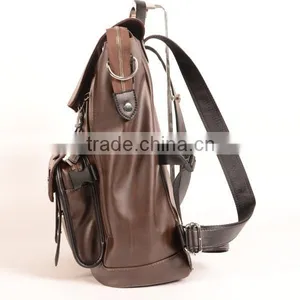 2016 New Arrival Fashion Design Cheap PU Backpack Bags From Guangzhou Factory thumbnail-3