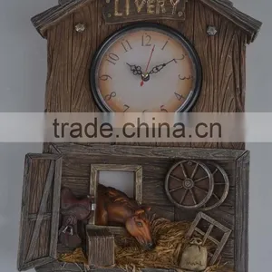 Farm Polyresin Cow Table Clock thumbnail-6