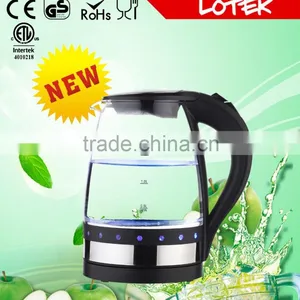 Led Light Ring Glass Electric Water Kettle With 1.7L Capacity thumbnail-3