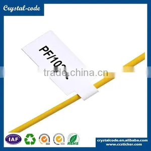 Eco-friendly Vinyl Tear Proof Factory Price Wrap Wire Label thumbnail-6