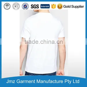 Blank Cotton Tshirt Customized White Cotton Men t Shirts OEM Factory China thumbnail-3