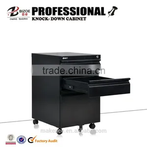 Gold Supplier Knock Down 3 Drawer Movable Metal Cabinet thumbnail-3