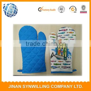 Baking Gloves Set Oven Mitts Home Textile Kitchen Heat Insulated Gloves thumbnail-3