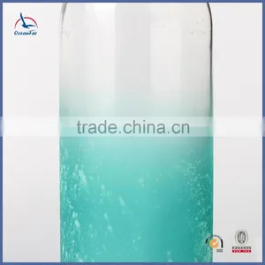 Best Selling Tall Large Color Glass Vase Recycled Frosted Cylinder Vases With Welt Top thumbnail-5