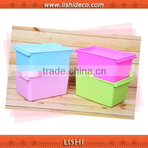 Colorful Foldable Storage Box Plastic Storage Box thumbnail-1