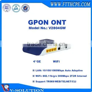 4GE+WiFi GPON ONT GPON ONU With CE Certification for FTTH Solution thumbnail-3