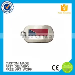 Double Side Logo Soft Enamel Tag Custom Metal Military Dog Tag thumbnail-2