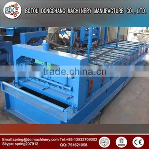 Corrugated and Trapezoid Double Layer Forming Machine Rool Panel Wall Tile Roll Forming Machine thumbnail-6