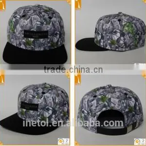 2016 New Fashion Embroidery Custom Blank Flat Brim Snapback Cap Wholesale thumbnail-6