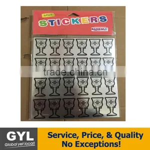 Sticker Sticker 3-D Plastic Cartoon Sticker Kids Car Stickers Cartoon Masks thumbnail-1