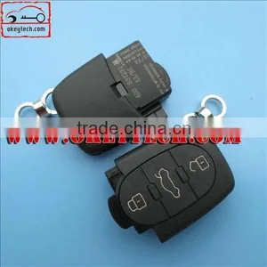 OkeyTech VW 3 Button Remote Cover Part (Round Head) for vw Remote Key Case for Key Cover vw Key Shell thumbnail-1