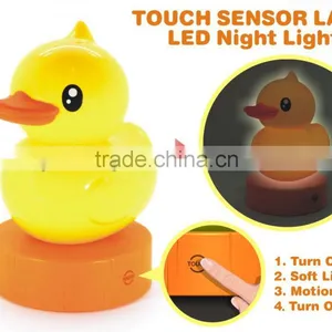 LED Touch Sensor Night Lamp Duck Touch Desk Night Light thumbnail-2