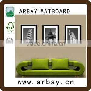 Wholesale Single Mat for Photo Frames Hot Sale Acid Free Mount Board Pre Cunt Paper Frame thumbnail-3