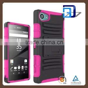 Manufacturer Wholesale Super Shockproof Case Heavy Duty Armor Slim Case With Hard Belt For Sony Xperia Z5 Mini Lowest Price thumbnail-5
