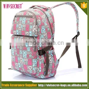 Purple European and American Style Fashion Women Hiking Backpack thumbnail-5