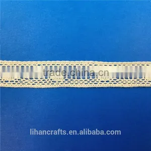 H0210C Elegant Lace Ribbon, 100% Cotton Lace ,Crocheted Lace thumbnail-1