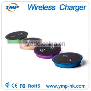 Samsung Galaxy s6 qi Table Wireless Charger Office Furniture Usage thumbnail-4
