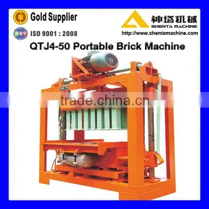 QTJ4-50 Small Brick Machine, Concrete Block Machine Maker thumbnail-1