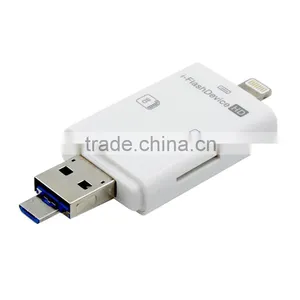 Universal I Flash Drive TF SD Memory Card Reader for IPhone 5 5s se 6 6s 6s Plus Andriod Phone thumbnail-5