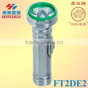LED Metal Flashlight Stainless Steel Torch for Africa thumbnail-1