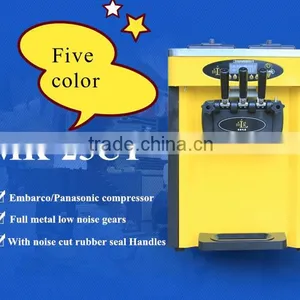 Color Painted Table Top Soft Ice Cream Machine /five Colors Soft Ice Cream Machine Manufacturer thumbnail-1