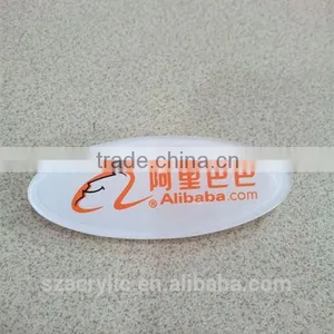 White Color Acrylic Name Badge thumbnail-1