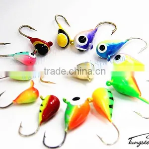 Tungsten Ice Jig Drop Ice Jig With an Eyelet thumbnail-1