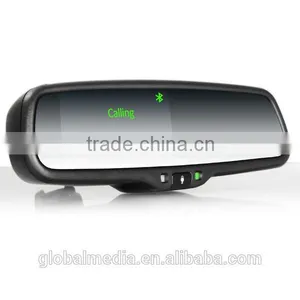 4.3inch LED Bluetooth Handsfree Car Kit Rearview Mirror With Oem Bracket and Rear Camera Display thumbnail-3