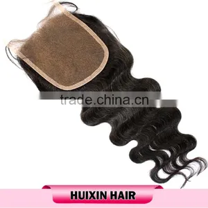2016 Hot Selling Three Part Cheap Lace Closure Virgin Malaysian Silk Base Closure 4x4 Lace Closure thumbnail-1