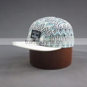 Customer High Quality 5- Panel Military Cap With Woven Badge thumbnail-3
