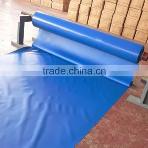800gsm Glossy PVC Coated Tarpaulin / Inflatable Tents Plastic Tarpaulins Fabric thumbnail-2