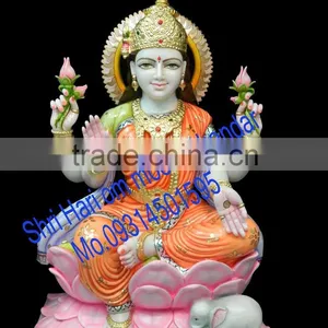 Marble Goddess Laxmi Statue thumbnail-1