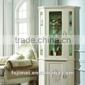 Modern MDF Panel Corner Wine Cabinet thumbnail-1