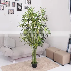 Cheap Beautiful Decorative Plastic Artificial Tree Bamboo Leaves Branches thumbnail-1