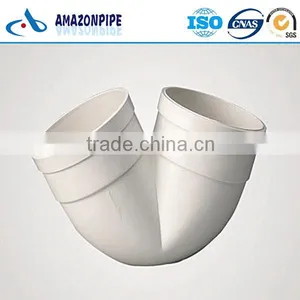 Plastic Sewage Pipe Fitting PVC Drainage 45 Degree Elbow thumbnail-5