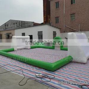 Mini Inflatable Football Field for Chidlren,cheap Sealed Football Pitch Kids Play Inflatable Soccer Courts thumbnail-2