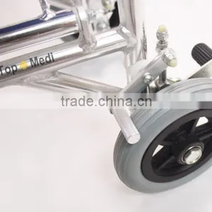 2015 Rehabilitation Therapy Supplies Hot Sales Airplane Lightweight Aluminum Best Transport Wheelchair thumbnail-6