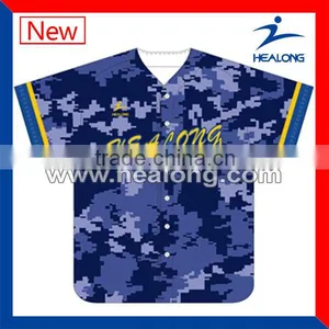 Trendy Design Custom Sublimated Camo Baseball Jerseys 2014 thumbnail-1