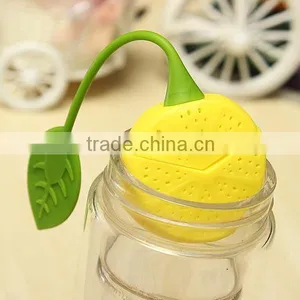 Food Grade Lemon Shaped Silicone Tea Strainer thumbnail-5