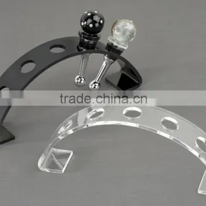 Clear Acrylic Wine Stopper Display Rack for 5 Stopper/Wine Bottle Stopper Display Rack thumbnail-1