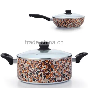 Cookware Set Ceramic Coating Die Cast Aluminum Non-stick Cookware Set thumbnail-3