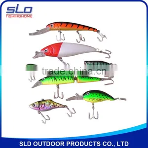 7 Pics Fishing Hard Lure Bait Kit in Storage Plastic Box thumbnail-1